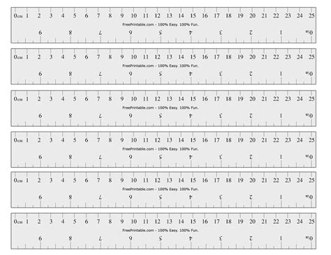 Printable Rulers Inches